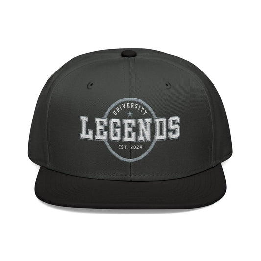 Legends University Embroidered Snapback Hat | Stylish Cap for Students & Alumni - Léon Pierre