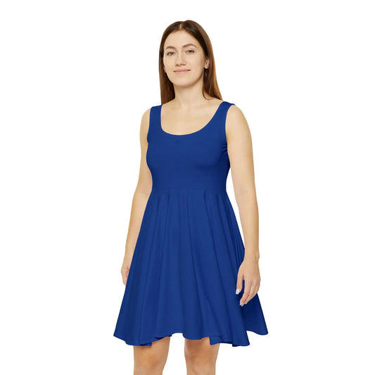 Blue Skater Dress for Casual & Special Occasions - Léon Pierre