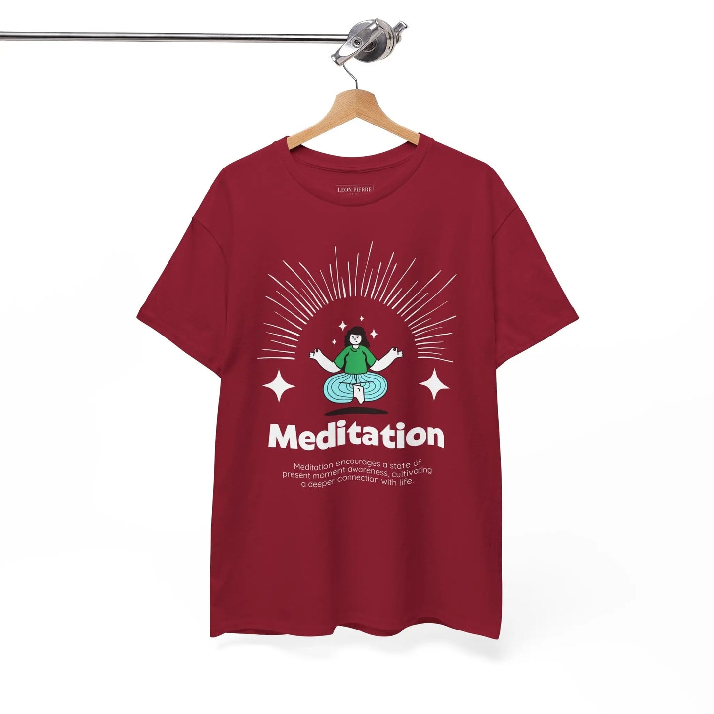 Meditation Unisex Heavy Cotton Tee - Léon Pierre