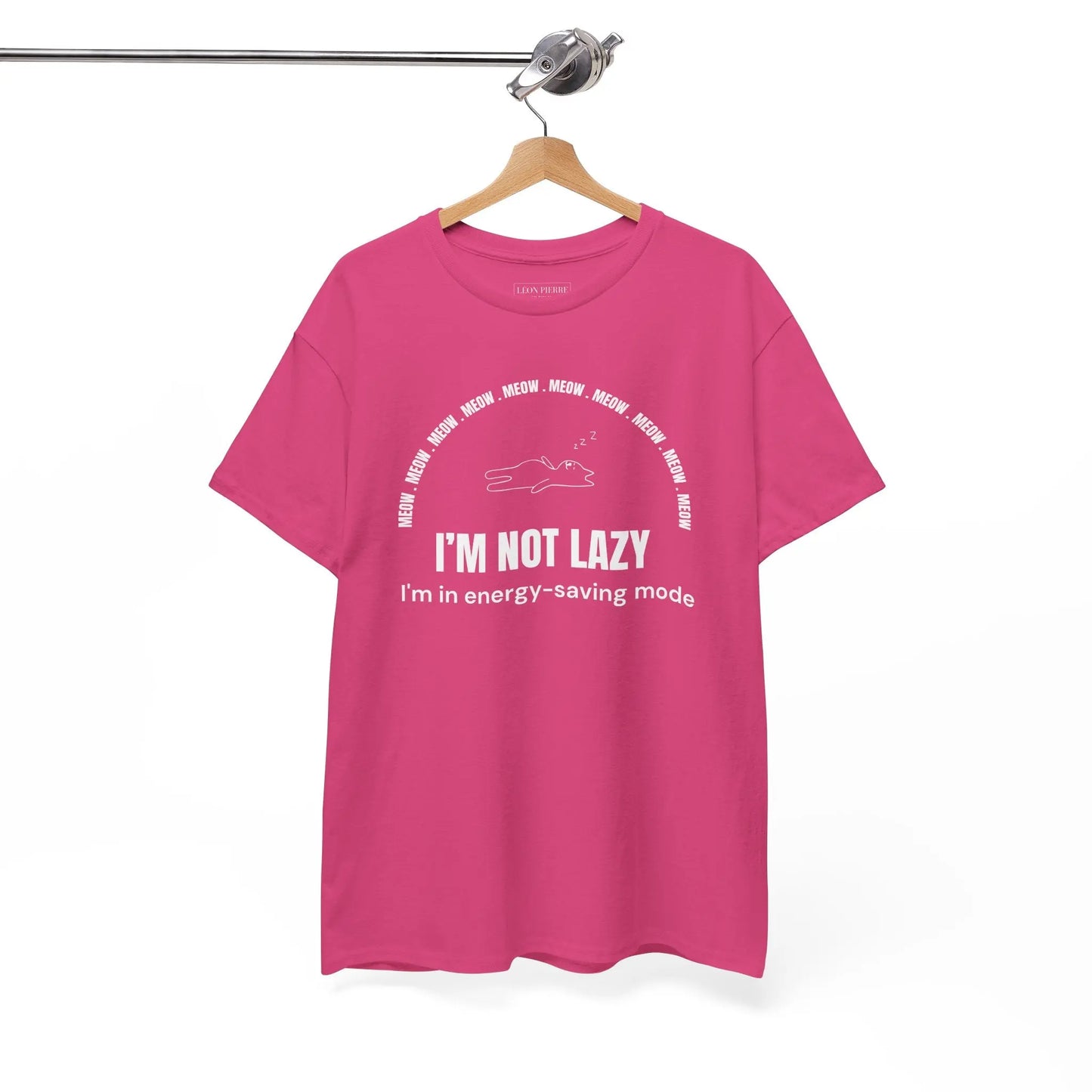 I'm Not Lazy Unisex Heavy Cotton Tee - Léon Pierre