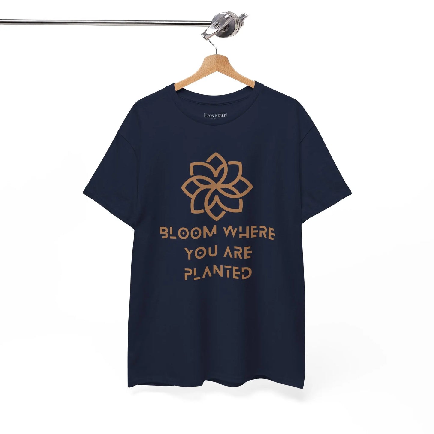 Bloom Where You Are Planted Unisex Heavy Cotton Tee - Léon Pierre