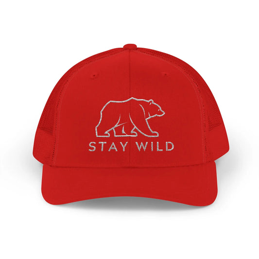 Stay Wild Snapback Trucker Cap - Léon Pierre