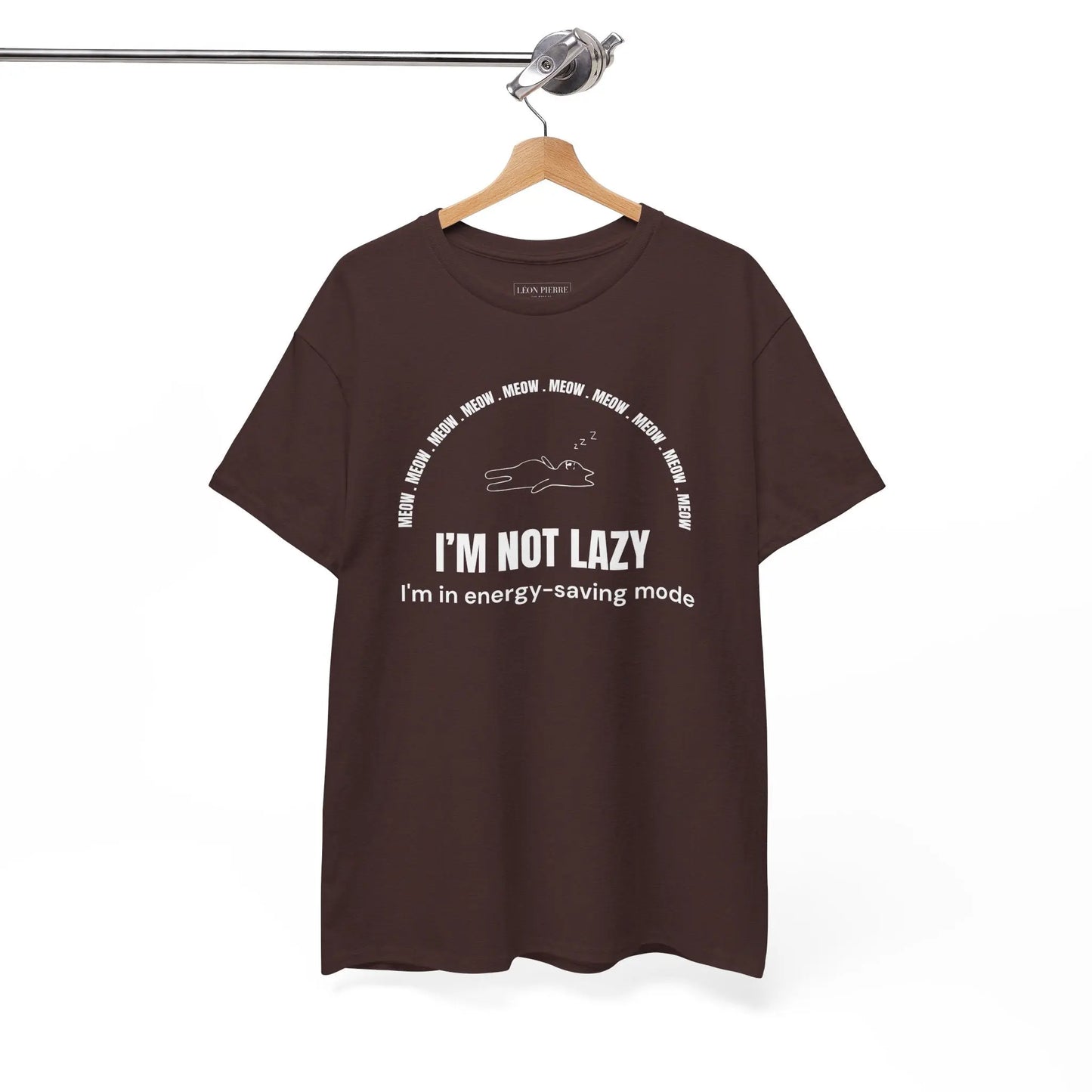 I'm Not Lazy Unisex Heavy Cotton Tee - Léon Pierre