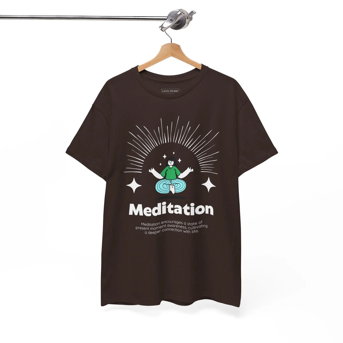 Meditation Unisex Heavy Cotton Tee - Léon Pierre