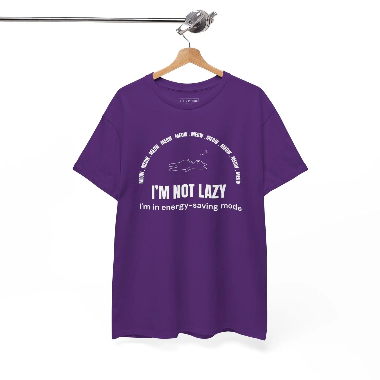 I'm Not Lazy Unisex Heavy Cotton Tee - Léon Pierre