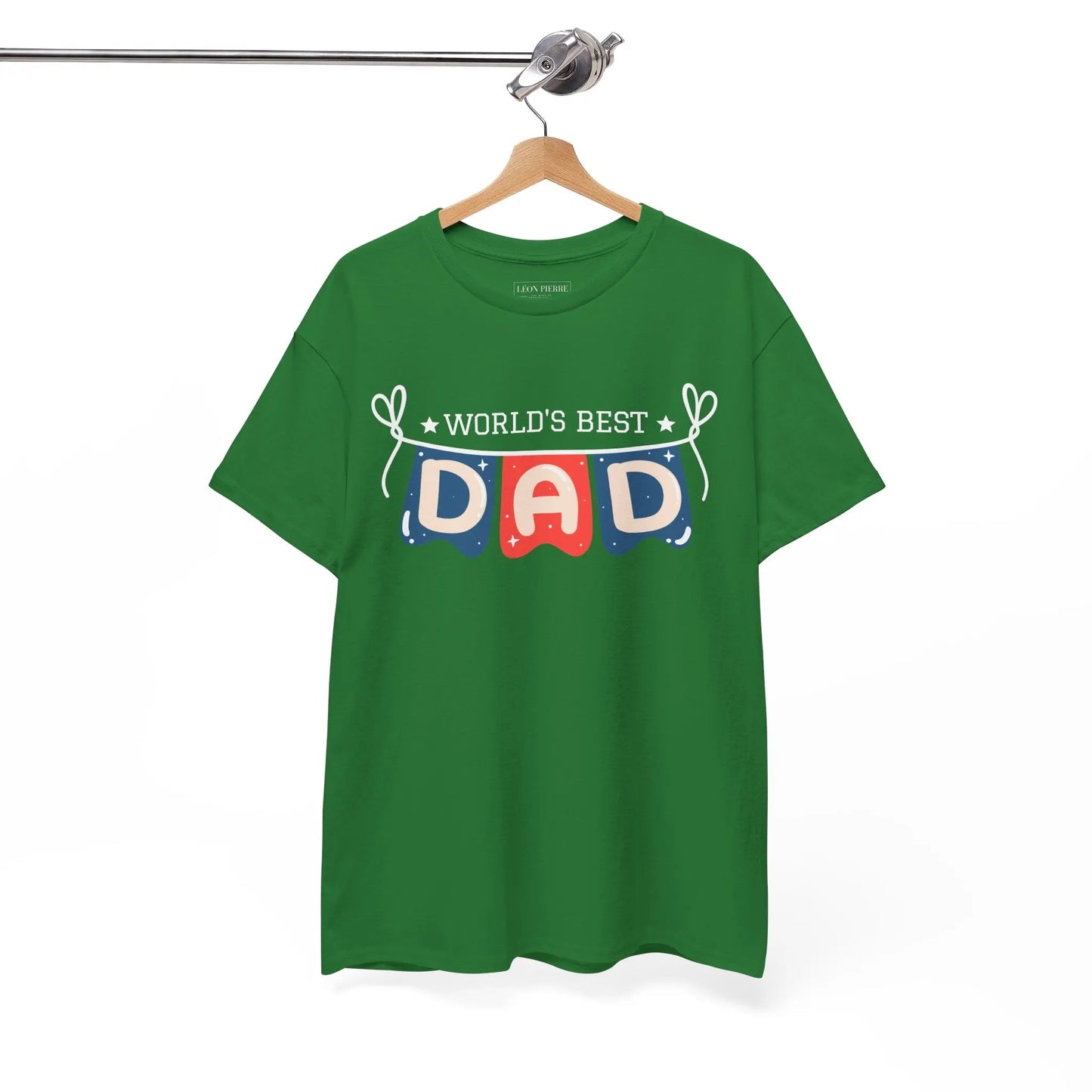 World's Best Dad Heavy Cotton Tee - Léon Pierre