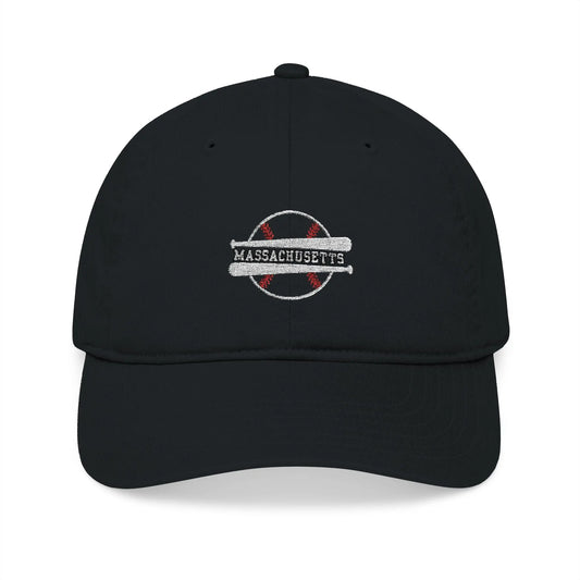 Vintage Massachusetts Baseball Cap - Organic Cotton with Embroidery - Léon Pierre