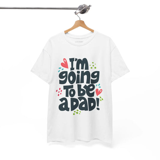 I'm Going to Be a Dad Heavy Cotton Tee - Léon Pierre