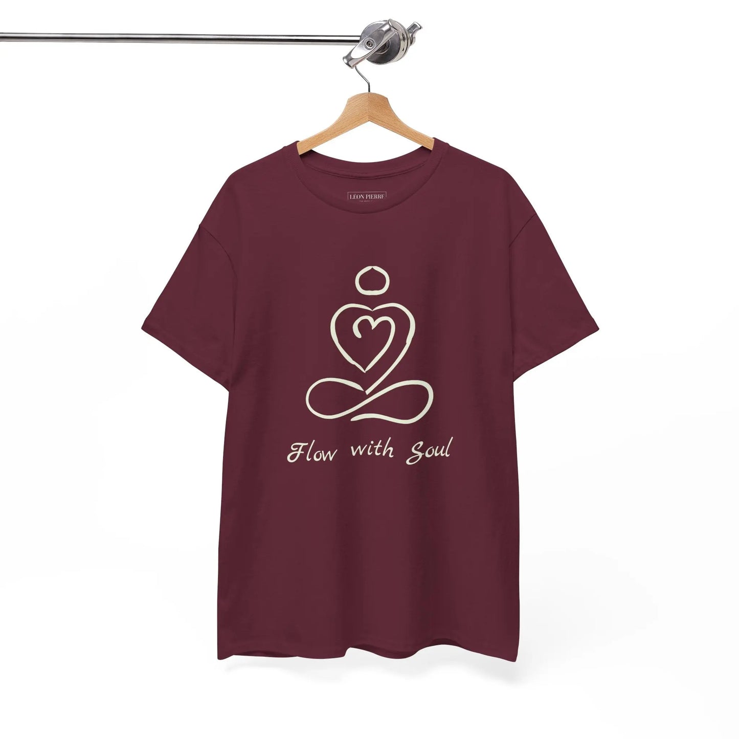 Flow with Soul Unisex Heavy Cotton Tee - Léon Pierre