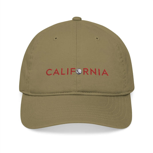 California Embroidered Organic Baseball Cap - Léon Pierre