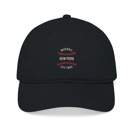 Organic New York Black Baseball Cap - Léon Pierre