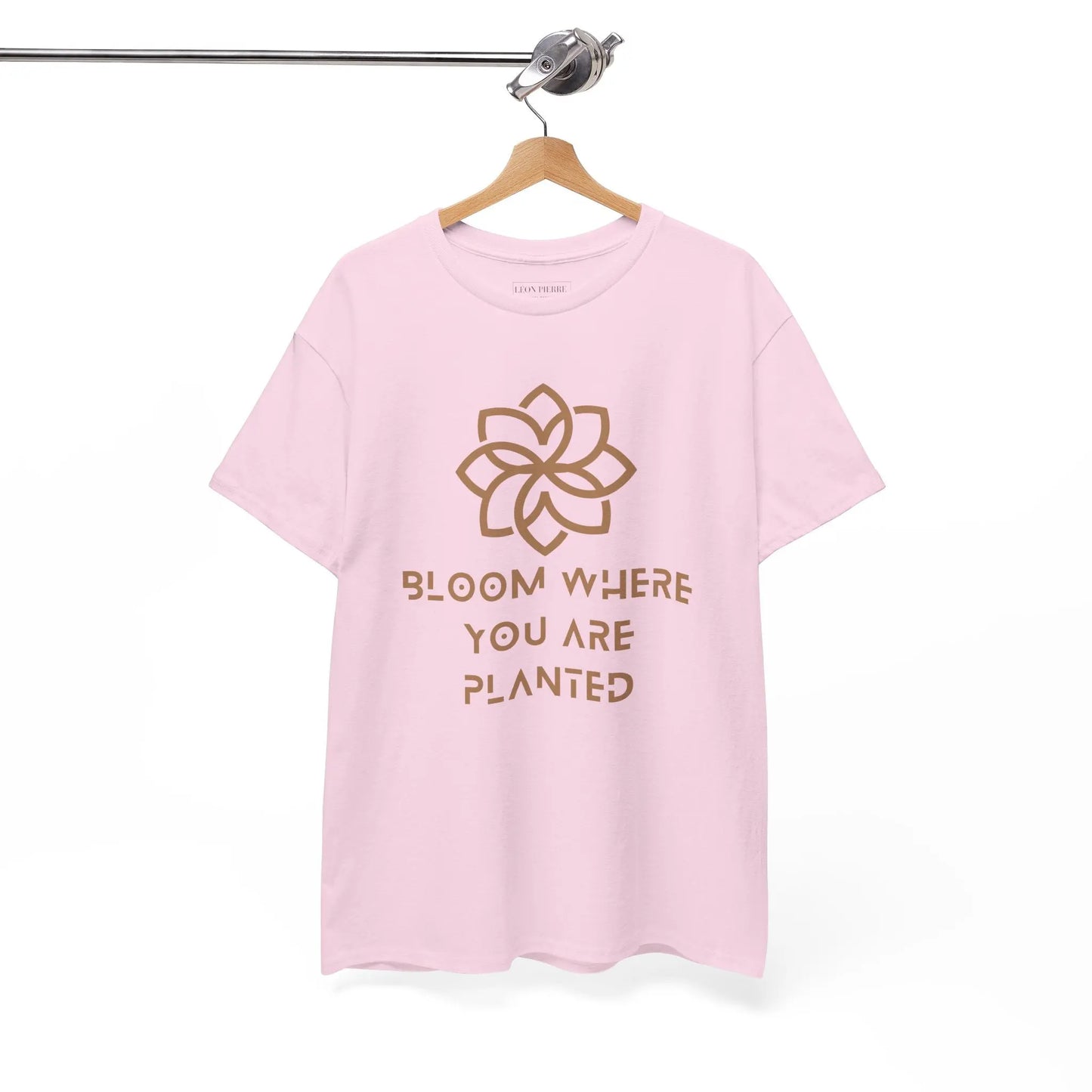 Bloom Where You Are Planted Unisex Heavy Cotton Tee - Léon Pierre